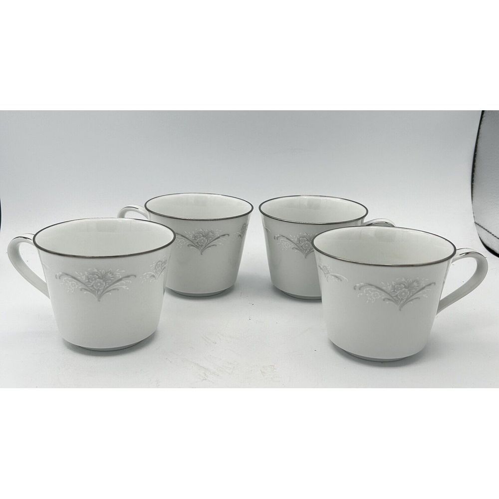 Noritake‎ Casablanca 6842 Tea Cups Coffee Lot Of 4 Replacement